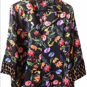 Who What Wear Floral Blouse (L)